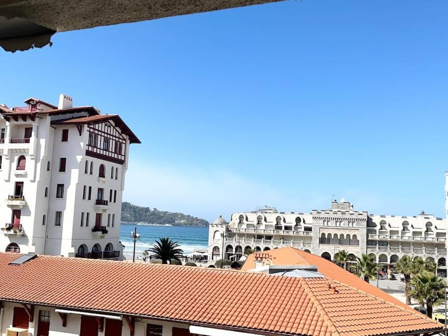 Hendaye Plage Charmant Studio 2Pers Avec Grande Terrasse Vue Mer Ngoại thất bức ảnh